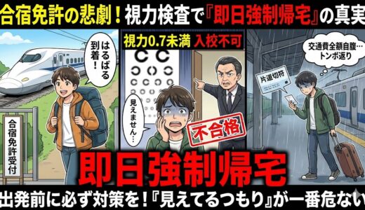 視力検査・色盲チェックに引っかかったら？合宿免許入校条件の事前確認